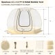 11 x 11 Feet Clear Dome Pop up Bubble Tent with Carrying Bag for 6-10 People
