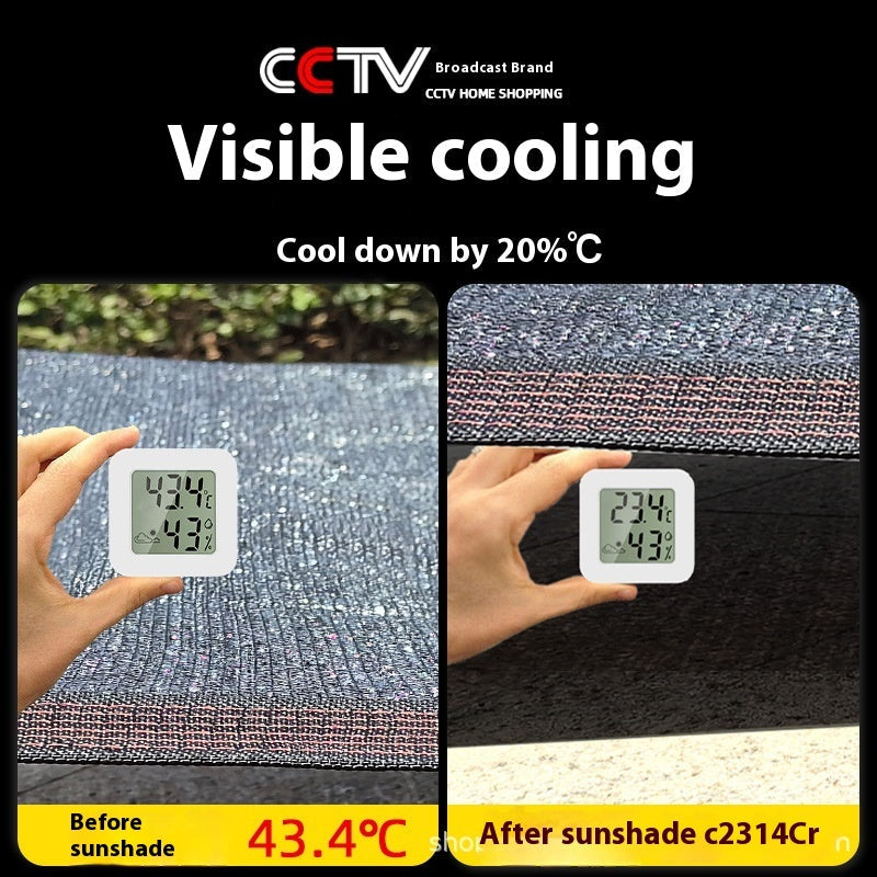 Agricultural Greenhouse Courtyard Sunshade Vegetable Insulation Black Sunshade Net