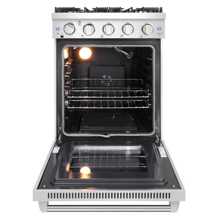 Cosmo 24" Professional Style Gas Range 3.7 cu. ft. Oven Capacity