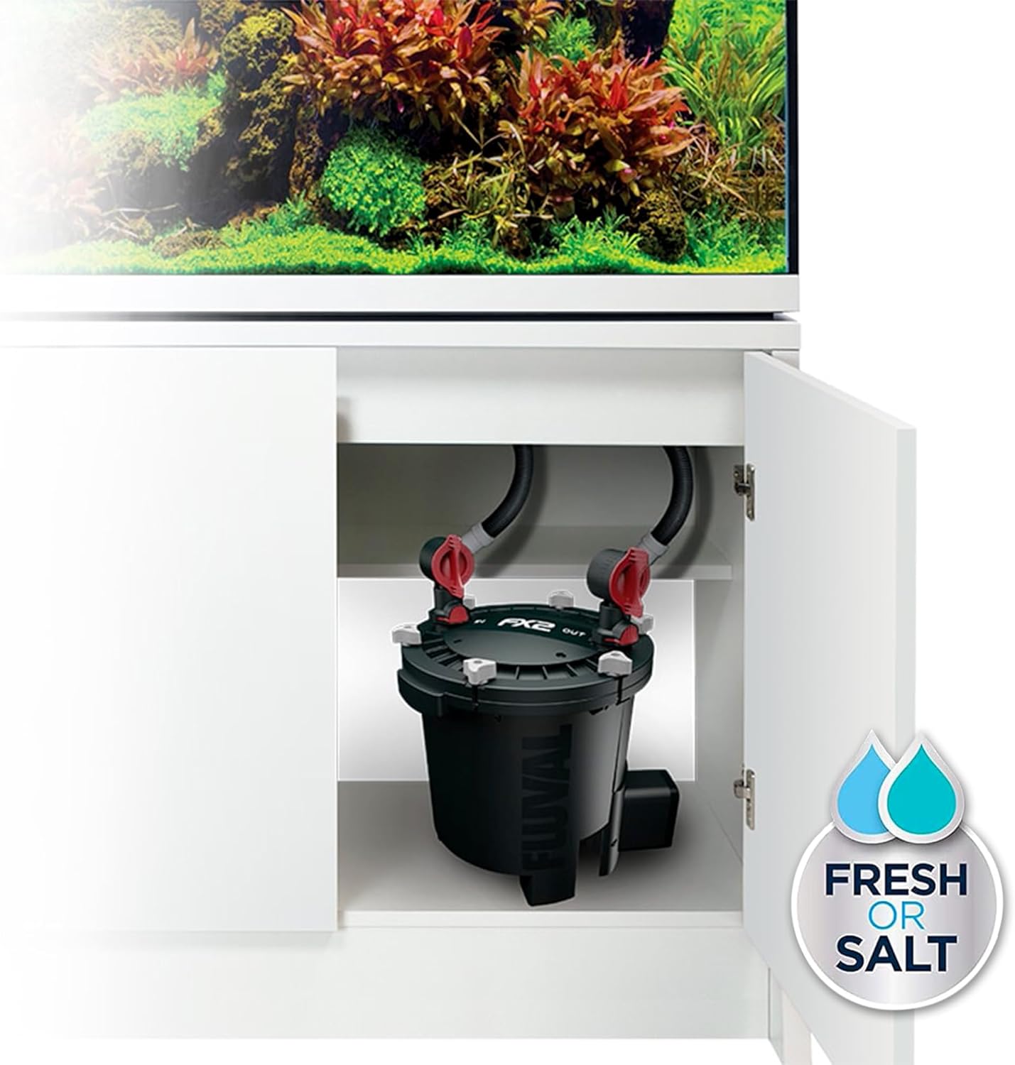 High Performance Aquarium Filter, Canister Filter for Aquariums up to 400 Gal.