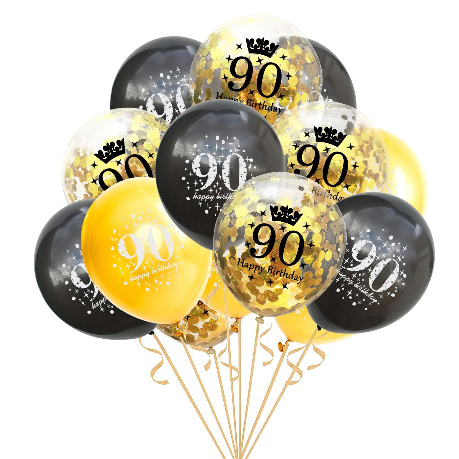 Adult Birthday Party One Year Old Balloon Confetti Set Combo