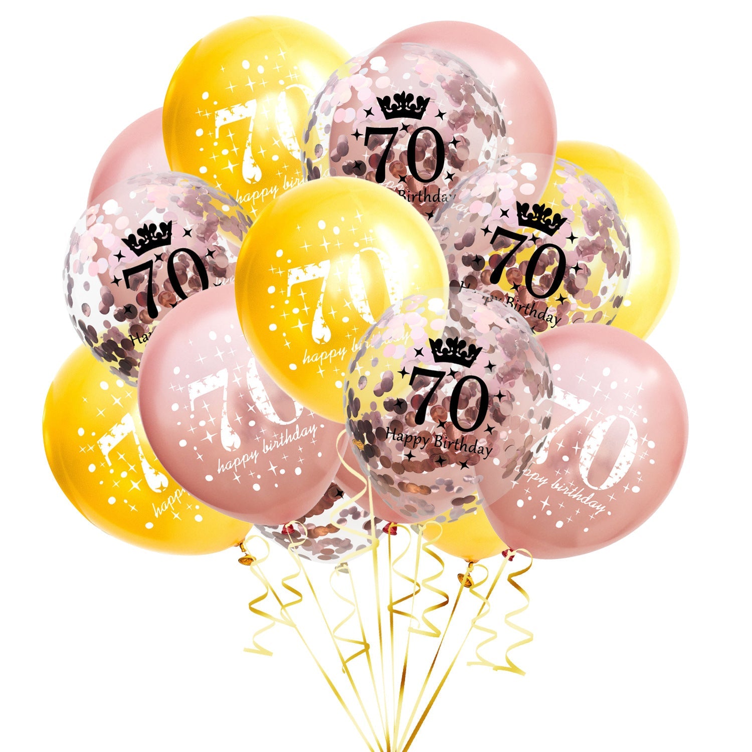 Adult Birthday Party One Year Old Balloon Confetti Set Combo