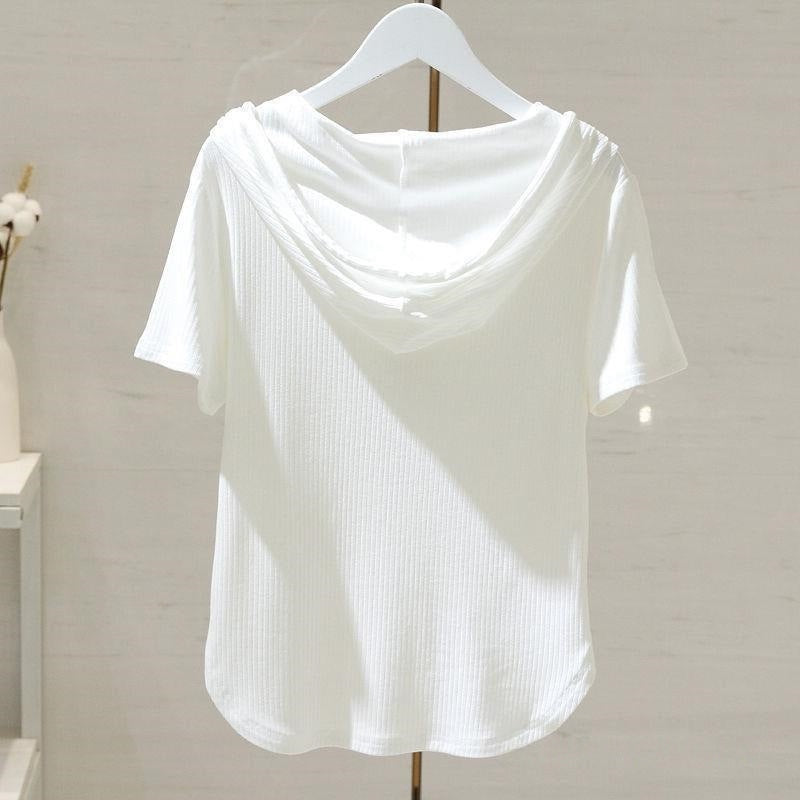 Fashionable Loose-fitting Figure-flattering T-shirtbase Layer