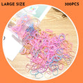 Baby Hair Ties Hair Rubber Bands For Toddler Infants Kids Girls Thin Small Hair Elastics TPU 300 600 Piece Pack