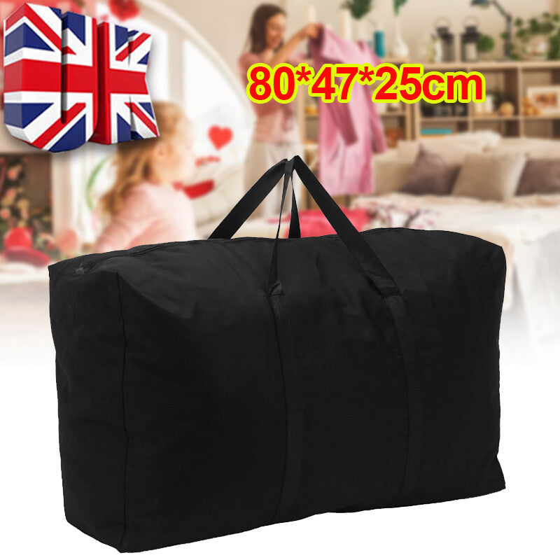 Home Extra Large Storage Bag Waterproof For Outdoor Camping Tent Cushion Black