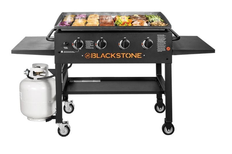 Blackstone 4-Burner 36" Griddle Cooking Station with Side Shelves