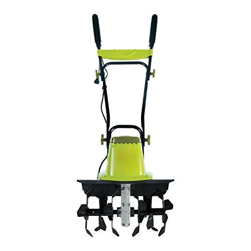 16-Inch 12-Amp Electric Tiller and Cultivator , Green