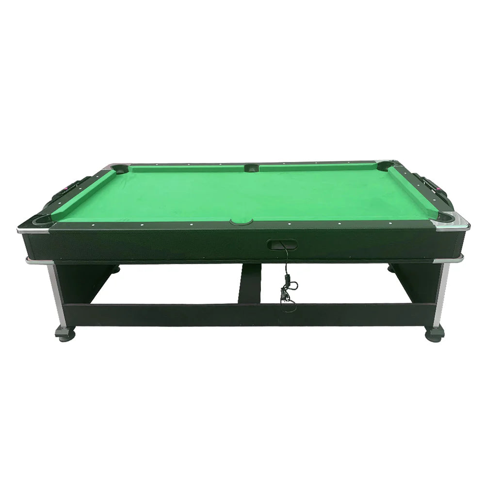 4 In 1 Multi-functional Game Table with Full Accessories for Home, MDF, 7Ft