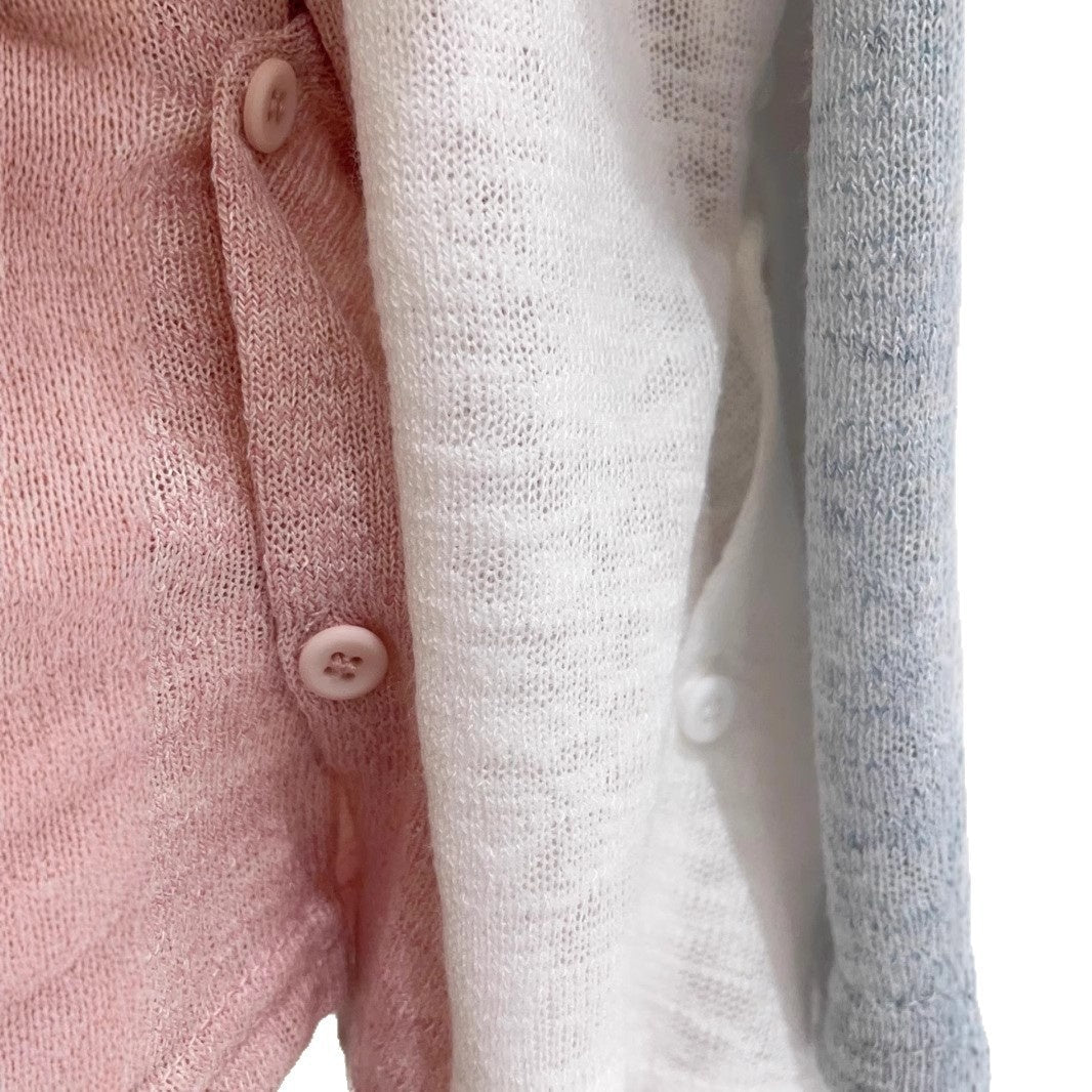 Korean-style Buttoned Crossover Hem Short-sleeve T-shirt