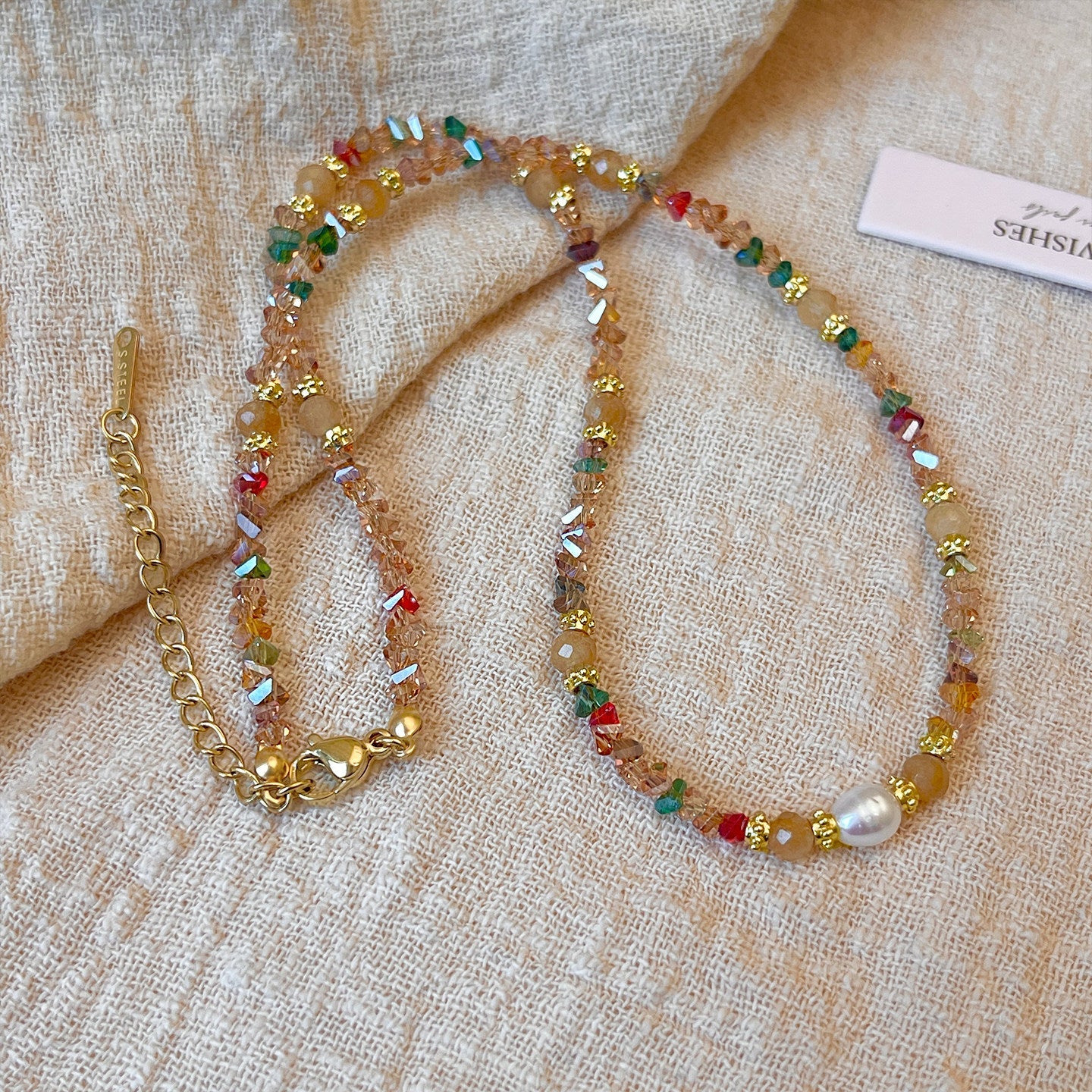 Chic, Trendy Dopamine-style Clavicle Necklace