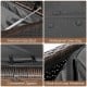 Outdoor Storage Bench Deck Box Patio Furniture with Cushion