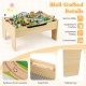 78 Pieces Activity Railway Playset for Kids Aged 3+