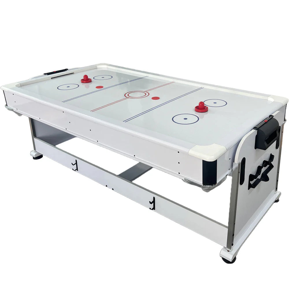 4 In 1 Multi-functional Game Table with Full Accessories for Home, MDF, 7Ft