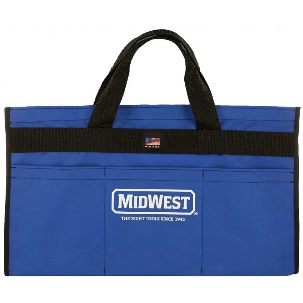 MIDWEST HVAC Tool Kit – 9 Piece Set Includes Aviation Snips with Metalworking Tools & Bag – MWT-HVACKIT03