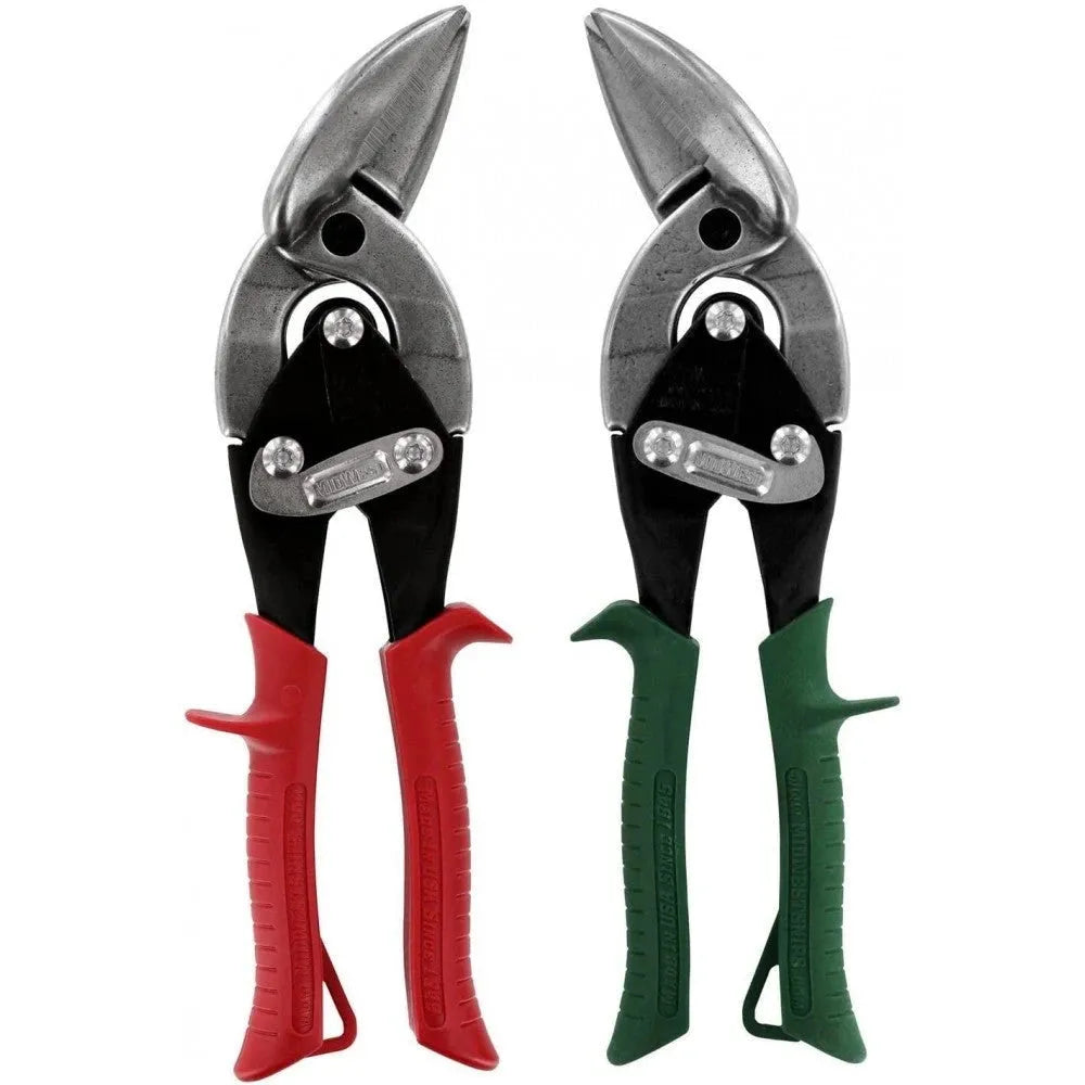 MIDWEST HVAC Tool Kit – 9 Piece Set Includes Aviation Snips with Metalworking Tools & Bag – MWT-HVACKIT03