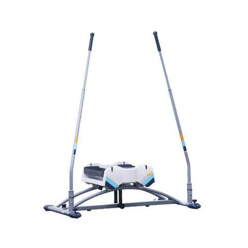 Aeroski 2.0 Ski Fitness Workout Machine with Recoil Spring Resistance, Gray