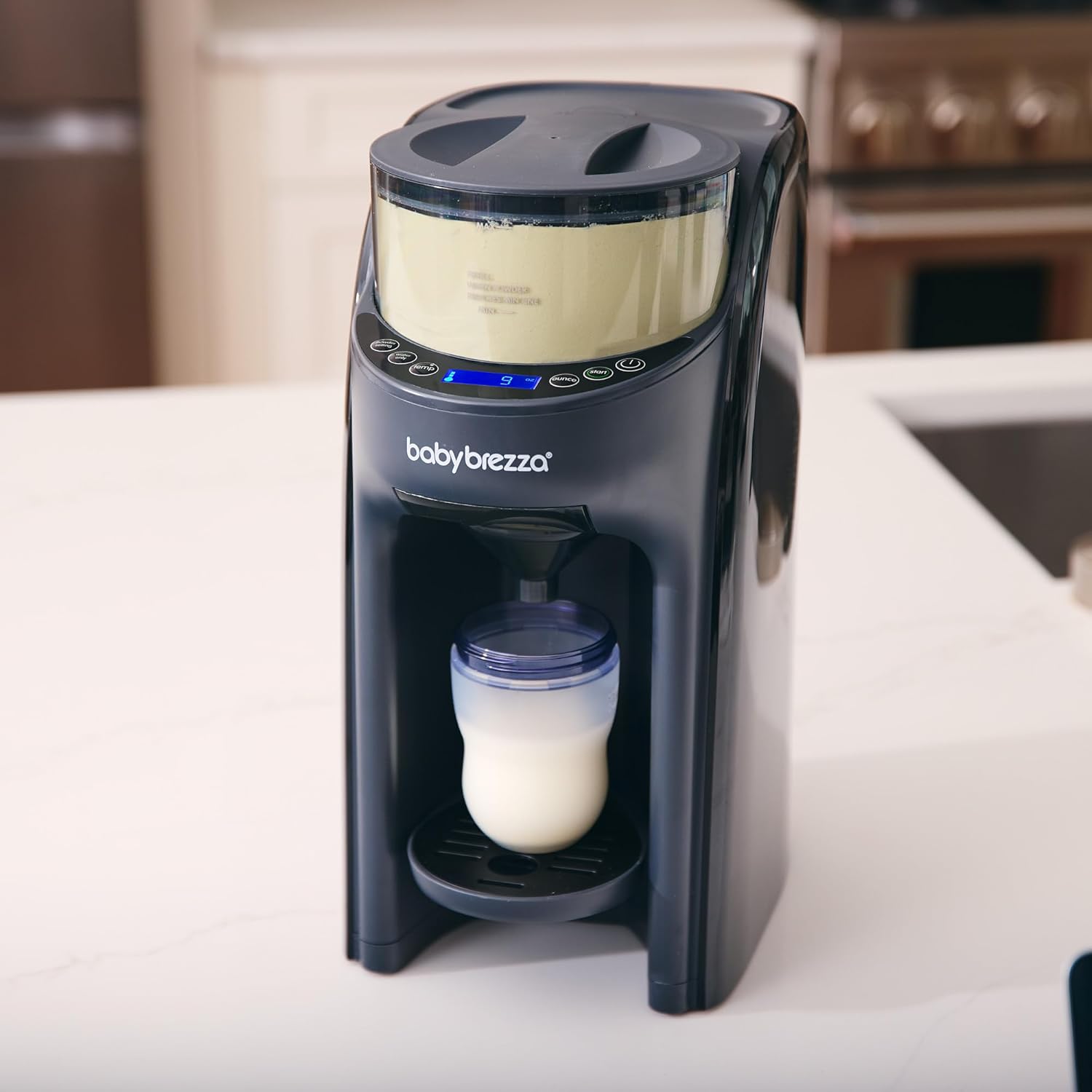 Baby Brezza Formula Pro Advanced Dispenser, Automatic Warm Formula Maker, BPA-Free, White