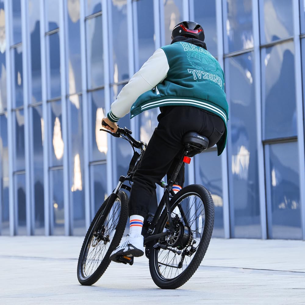 Adult Electric Bike, 350W BAFANG Motor (500W Peak), 4A 3H Fast Charging, 468Wh Li-Ion Battery, 21 Speed Gears, Air Saddle, 45 Miles 20 MPH 26" Mountain Bike Electric Bike, ANSI/CAN/UL2849 Compliant