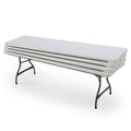 Lifetime 4-Pack Commercial Stacking 8 ft Folding Table ?C White (80344)
